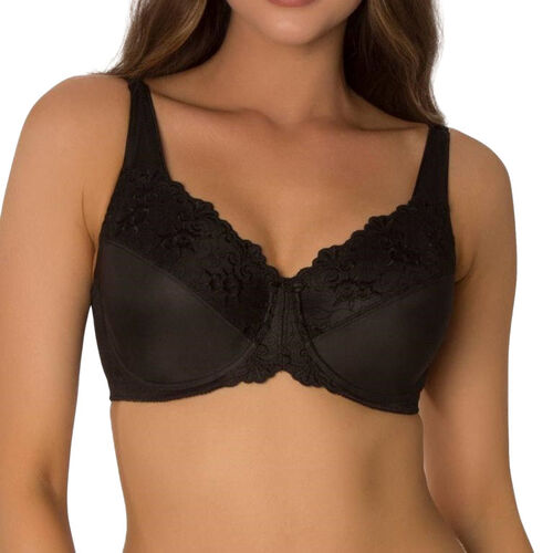 Triumph Embroidered Minimizer W Bra - Black F-G